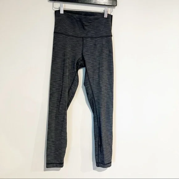 Lululemon Wunder Under Hi-Rise Brushed Full-On Luxtreme 25” Heathered Black - Picture 5 of 9